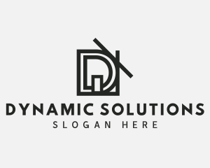 D House Construction logo design