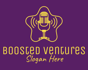 Celebrity Star Podcast logo design