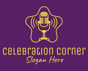 Celebrity Star Podcast logo design