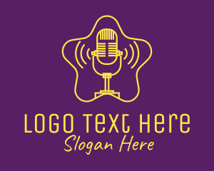 Celebrity - Celebrity Star Podcast logo design