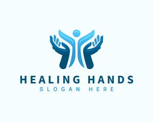 Community People Hand logo design