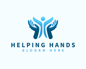 Community People Hand logo design