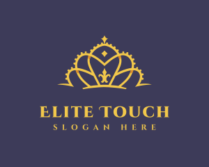 Deluxe Gold Tiara logo design