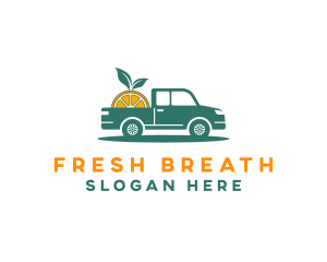 Orange Fruit Truck logo design