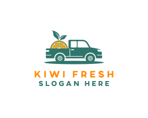 Orange Fruit Truck logo design