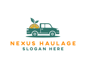 Orange Fruit Truck logo design