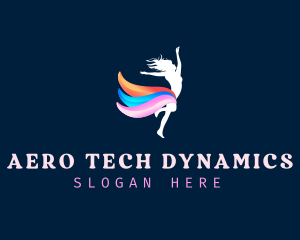 Dance Gymnast Wellness logo design