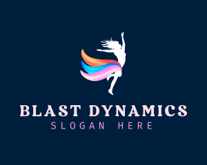 Dance Gymnast Wellness logo design