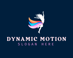 Dance Gymnast Wellness logo design