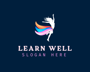 Dance Gymnast Wellness logo design