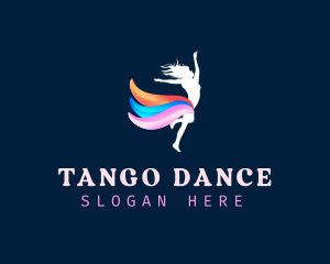 Dance Gymnast Wellness logo design