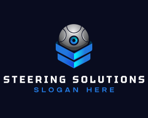 Modern Surveillance Camera Software logo design