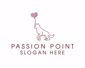 Heart Balloon Dog logo