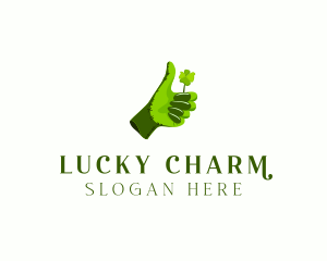 Lucky Gardening Gloves logo design