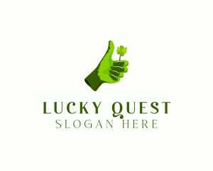 Lucky Gardening Gloves logo design