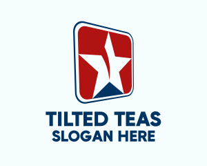 Tilted Star Icon logo