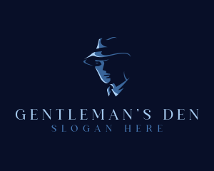 Mysterious Detective Gentleman logo design