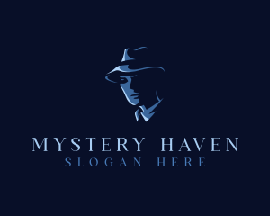 Mysterious Detective Gentleman logo design