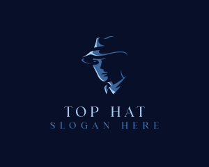 Mysterious Detective Gentleman logo design