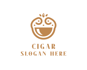 Elegant Happy Bowl logo design