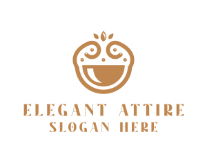 Elegant Happy Bowl logo design