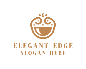 Elegant Happy Bowl logo design