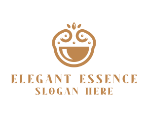 Elegant Happy Bowl logo design