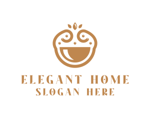 Elegant Happy Bowl logo design