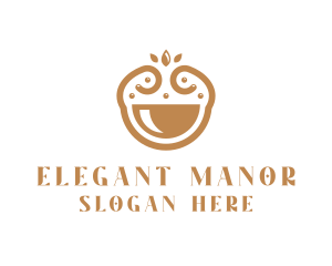 Elegant Happy Bowl logo design