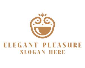 Elegant Happy Bowl logo design