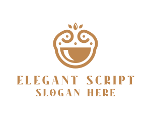 Elegant Happy Bowl logo design