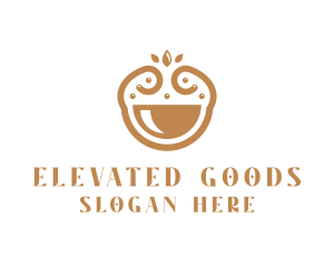 Elegant Happy Bowl logo design