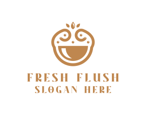 Elegant Happy Bowl logo design