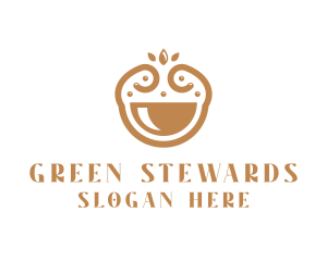 Elegant Happy Bowl logo design