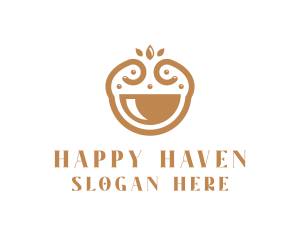 Elegant Happy Bowl logo design