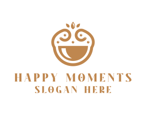 Elegant Happy Bowl logo design