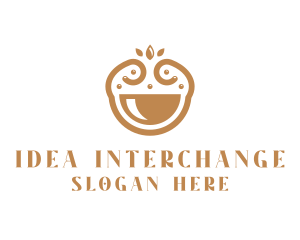 Elegant Happy Bowl logo design