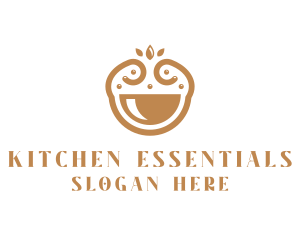 Elegant Happy Bowl logo design