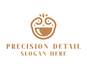 Elegant Happy Bowl logo design