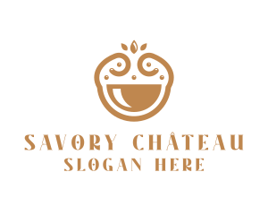 Elegant Happy Bowl logo design