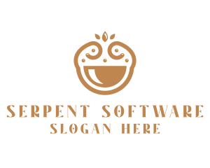 Elegant Happy Bowl logo design