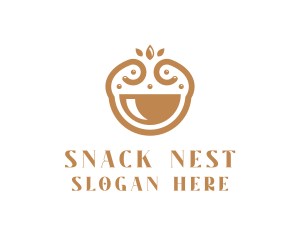 Elegant Happy Bowl logo design