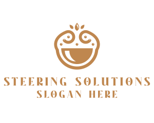 Elegant Happy Bowl logo design