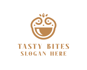 Elegant Happy Bowl logo