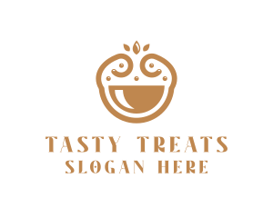 Elegant Happy Bowl logo design