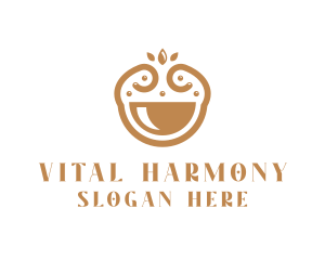 Elegant Happy Bowl logo design