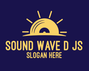 Sunshine Record logo design