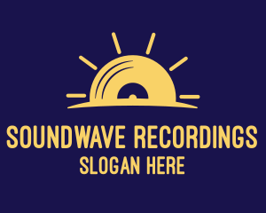 Sunshine Record logo design