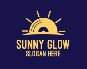 Sunshine Record logo design