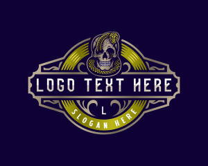 Skull Venom Snake logo